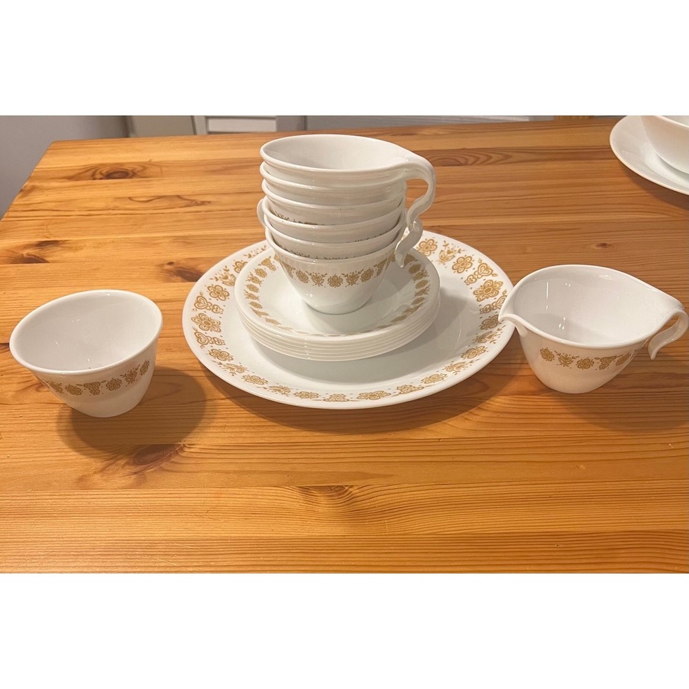 Corelle by Corning ware butterfly tea set